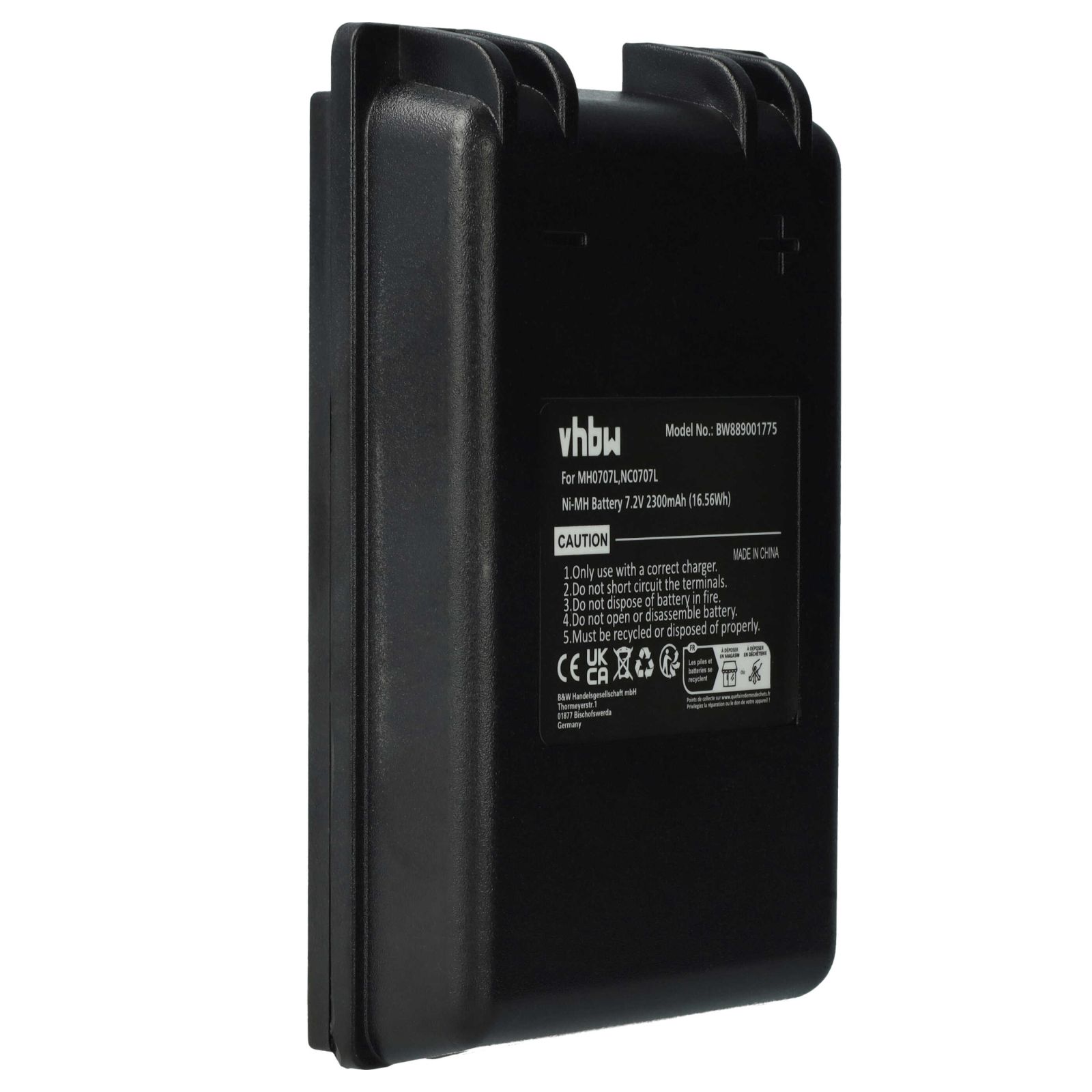Batéria pre Autec FUA10 a ďalšie NI-MH, 7,2V, 2300mAh